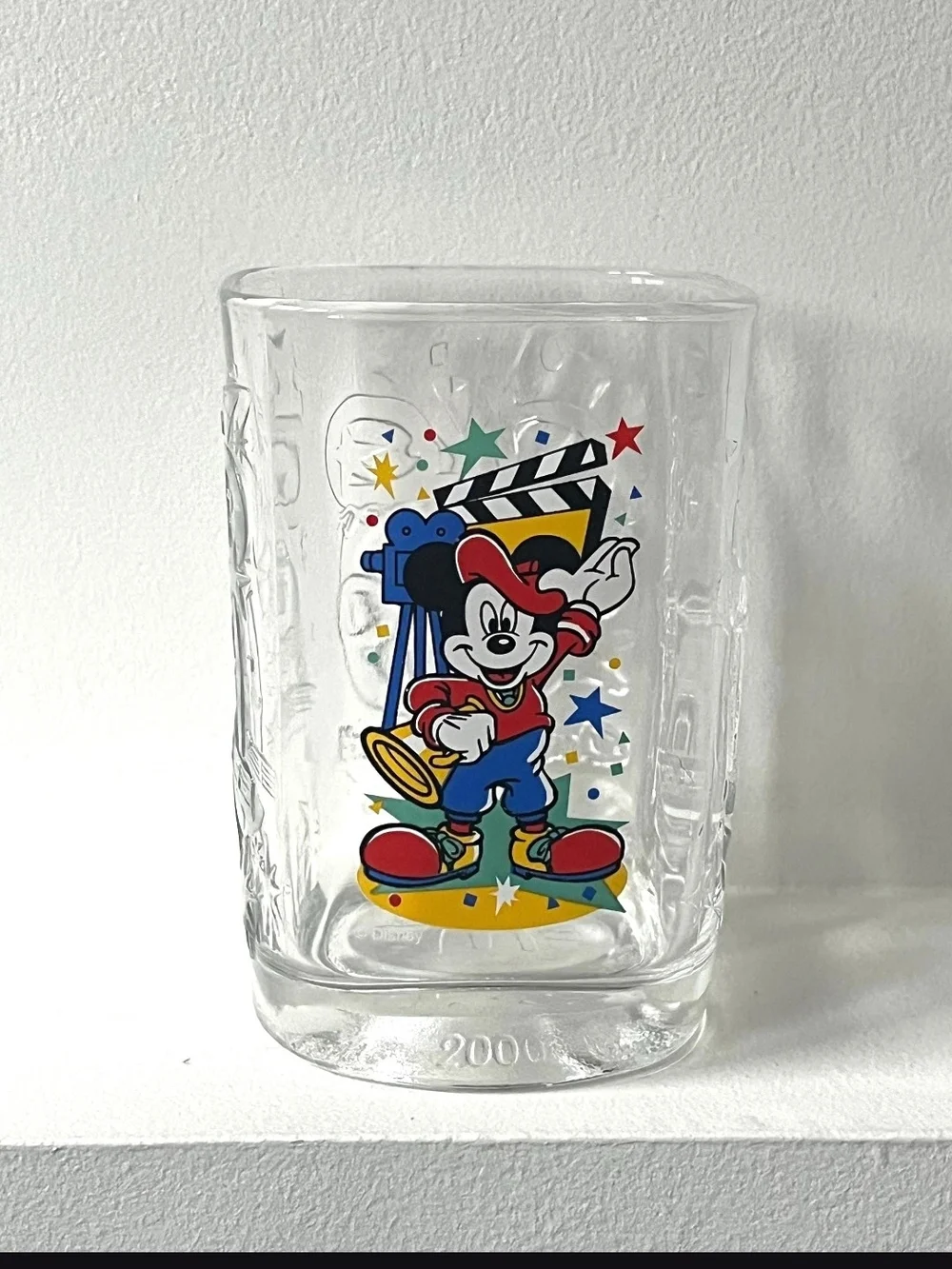 Disney Mickey Mouse Mc Donalds Glass